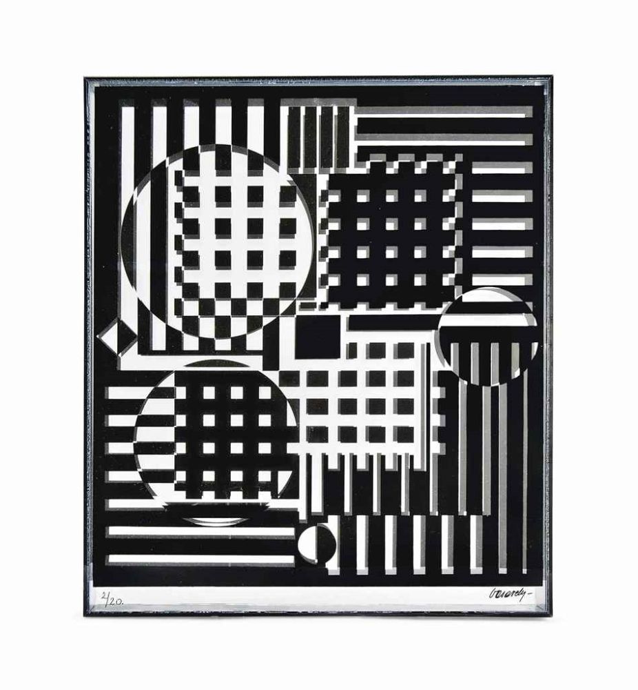 Múltiple Vasarely - Pleionne