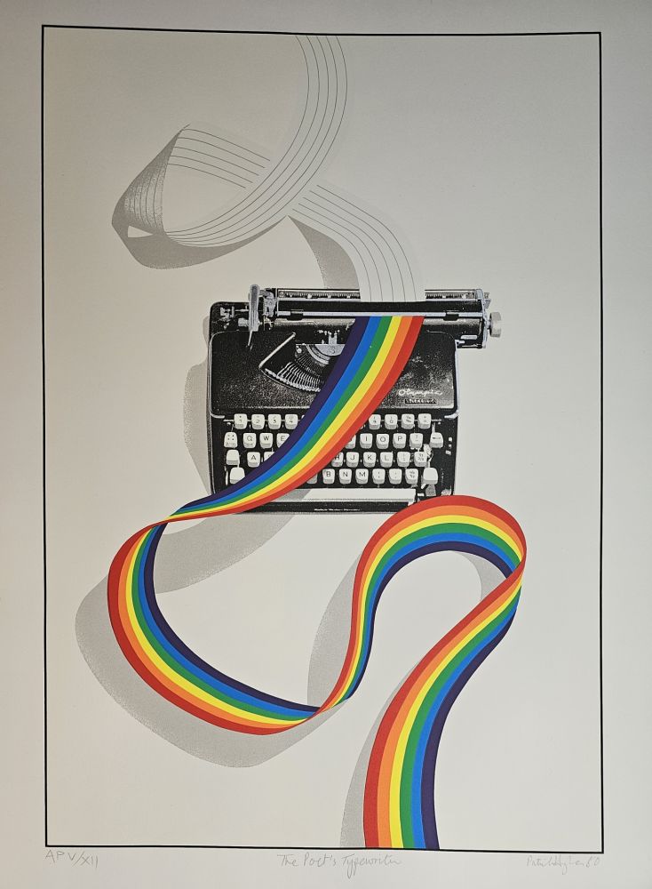 Serigrafía Hughes - Poets Typewriter