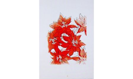 Serigrafía Warhol - Poinsettias