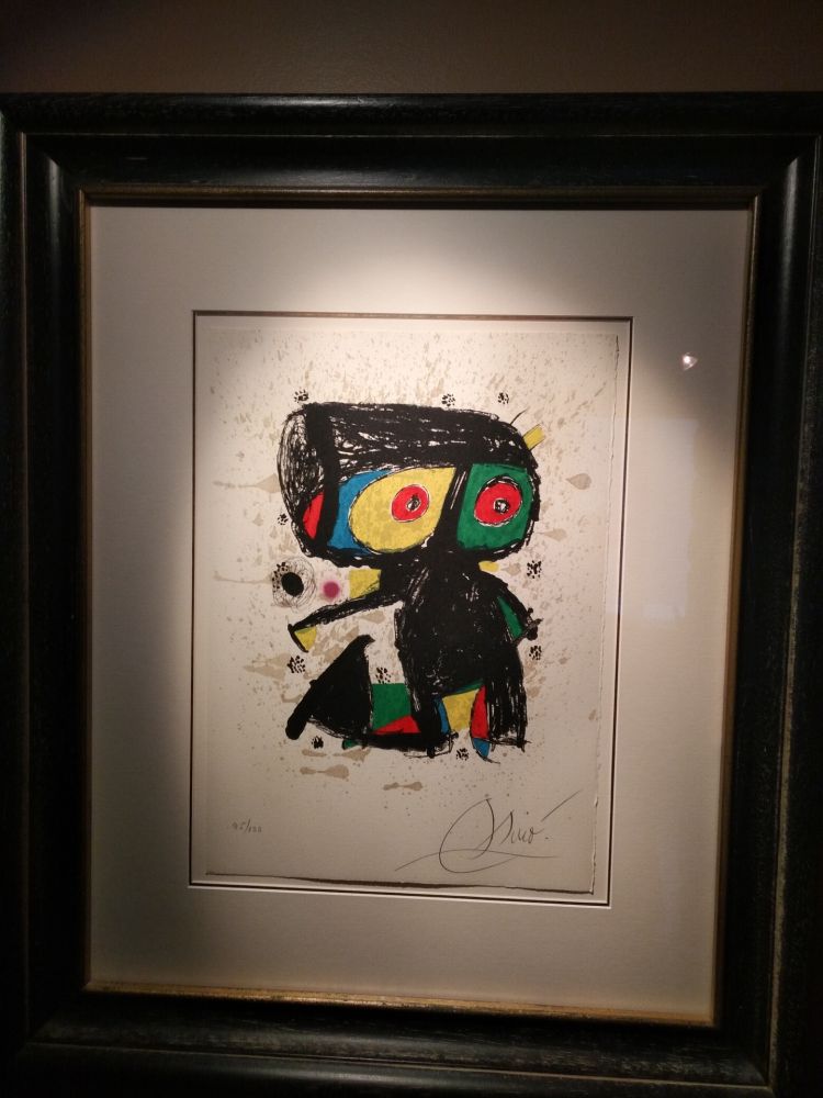 Litografía Miró - Polygraph xv anos