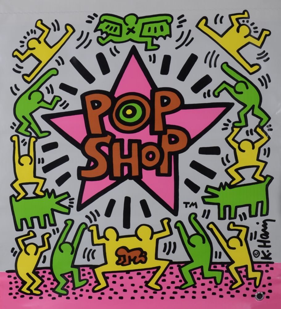 Serigrafía Haring - Pop shop Bag, 1986