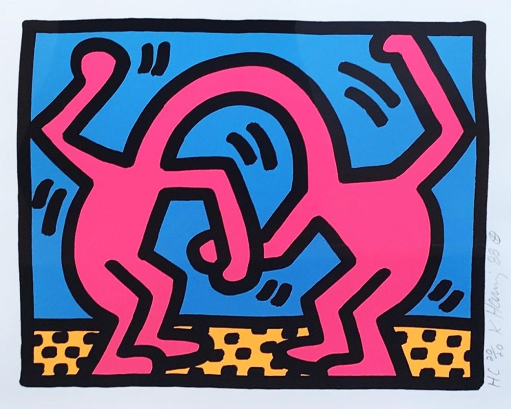 Serigrafía Haring - Pop Shop II (D)