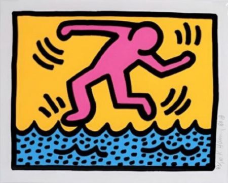 Serigrafía Haring - Pop Shop II Plate 3