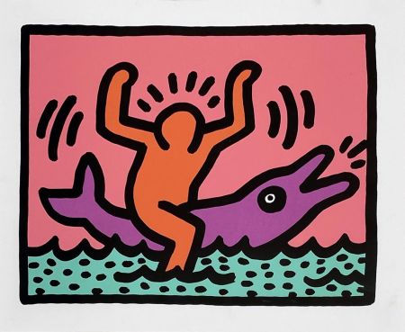 Serigrafía Haring - Pop Shop V (B)