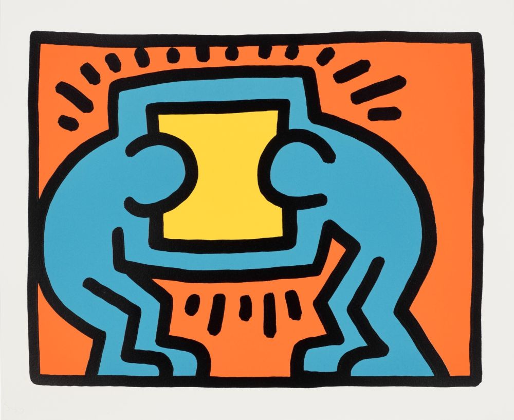 Serigrafía Haring - Pop Shop VI (B)