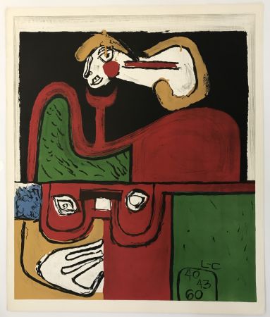Litografía Le Corbusier - Portrait