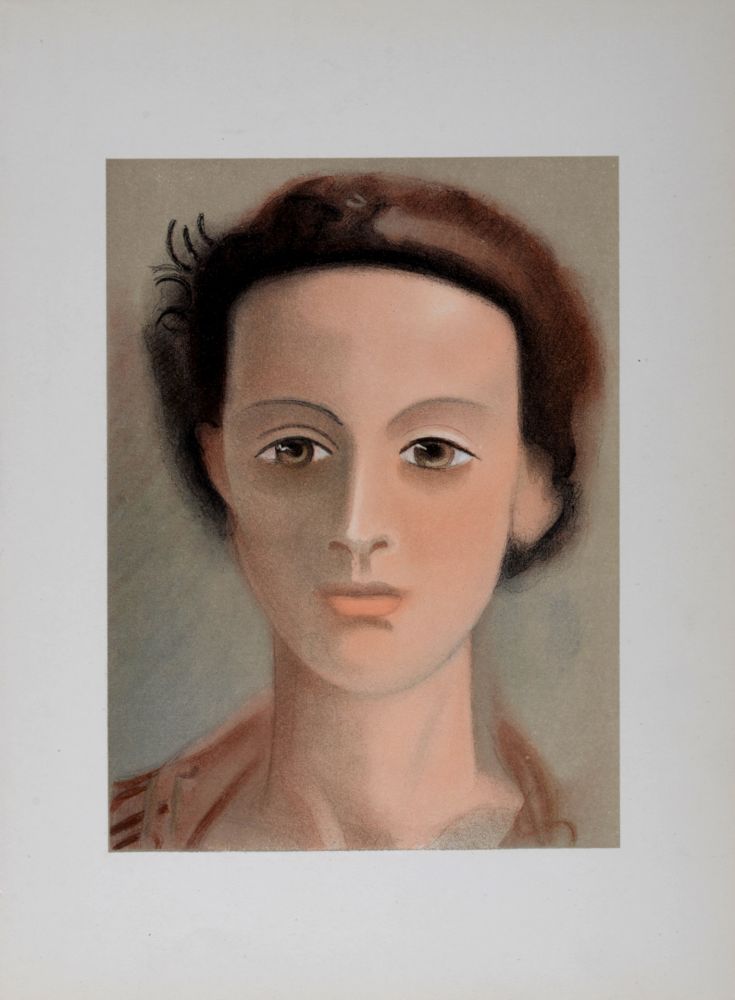 Litografía Derain - Portrait, 1939