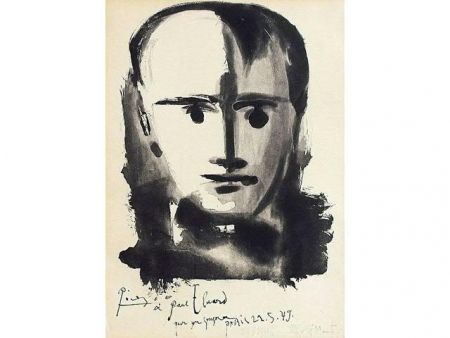 Aguatinta Picasso - PORTRAIT D HOMME A LA MECHE 