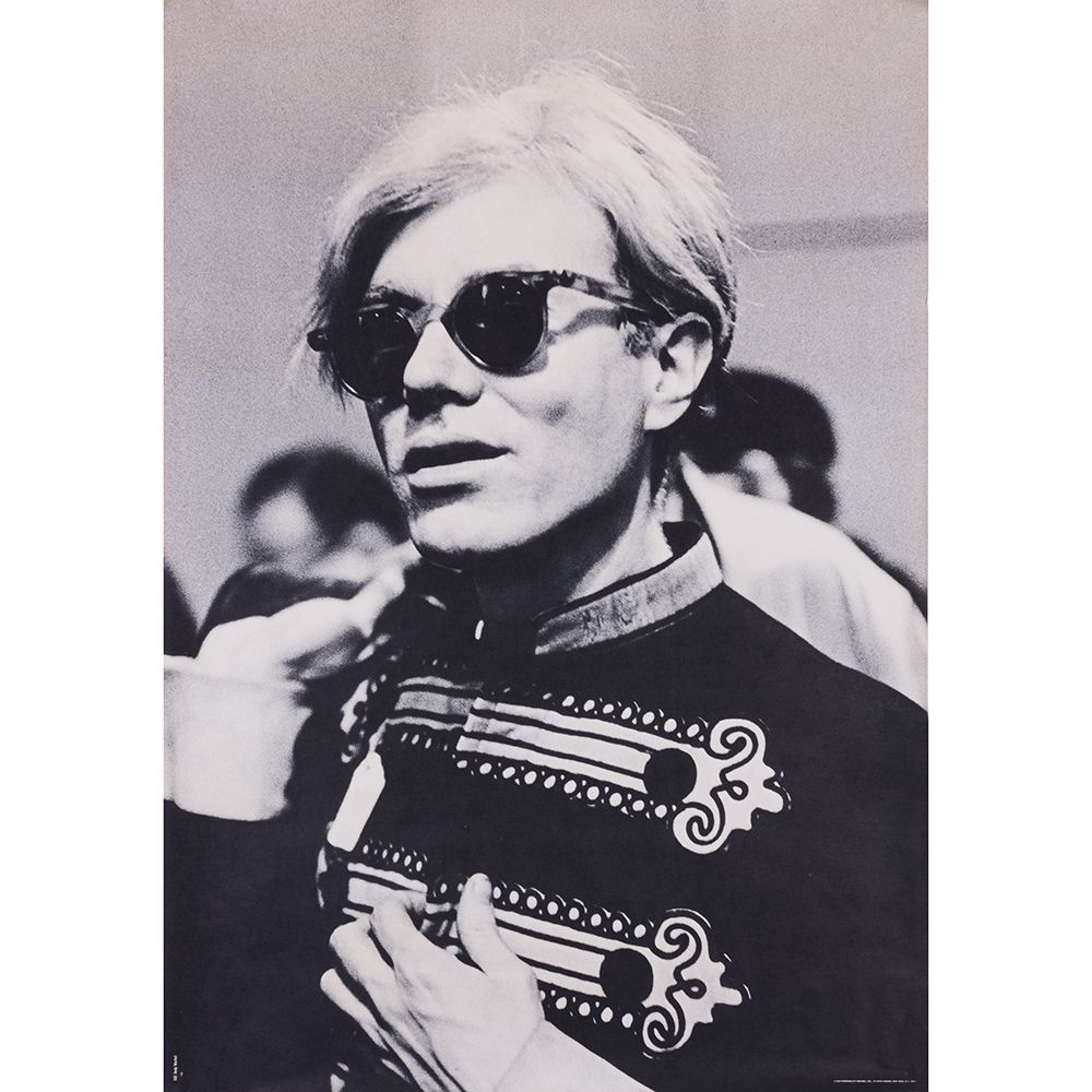 Cartel Warhol - Portrait d'Andy Warhol en costume d'officier 