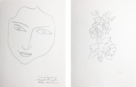 Litografía Matisse - PORTRAIT D'ANGÈLE (1943)
