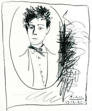 Litografía Picasso - Portrait d'Arthur Rimbaud