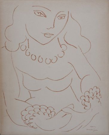 Litografía Matisse - Portrait de femme