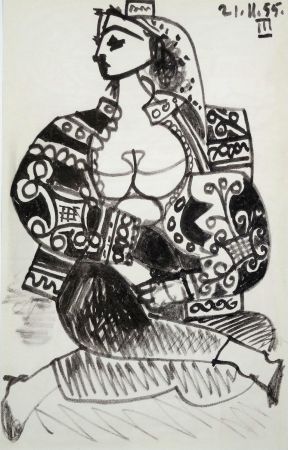 Litografía Picasso - Portrait de femme