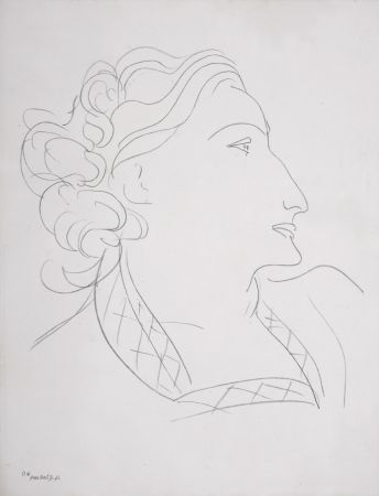 Sin Técnico Matisse (After) - Portrait de femme, 1943