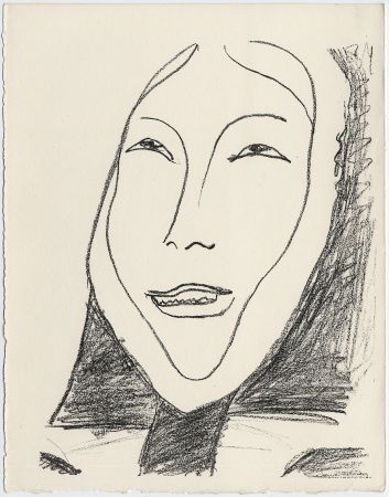 Litografía Matisse - Portrait de femme esquimau n° 4. 1947 (Pour Une Fête en Cimmérie)