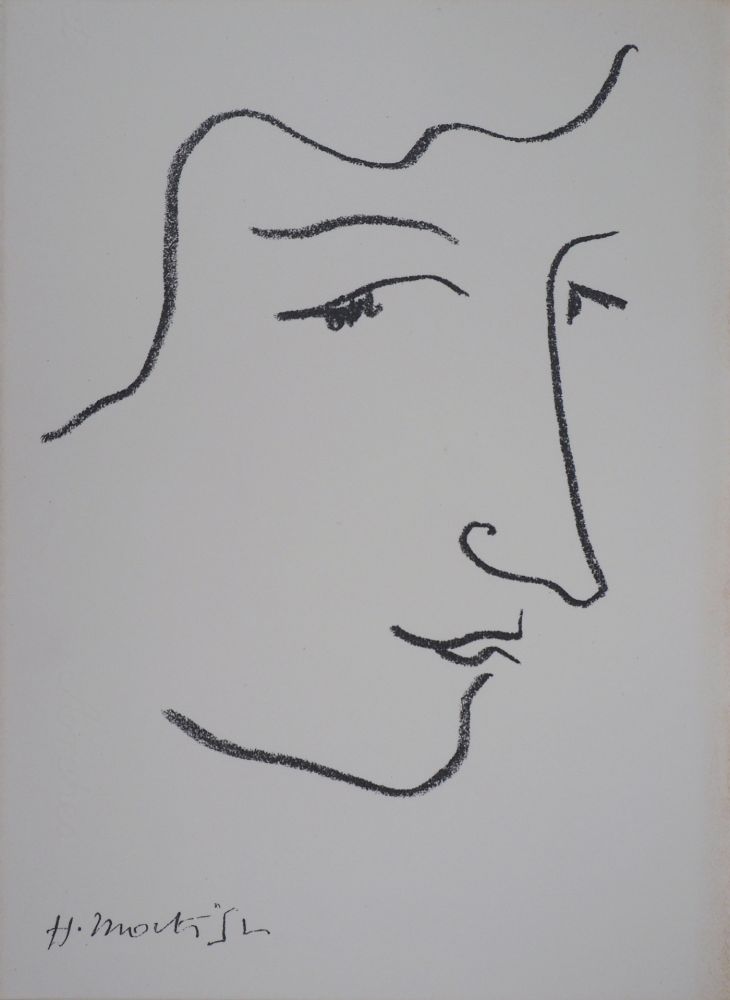 Litografía Matisse - Portrait de profi