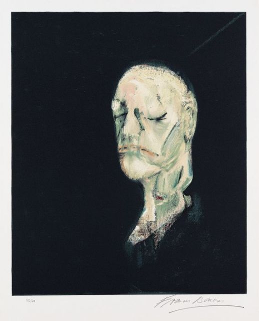 Litografía Bacon - Portrait de William Blake