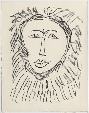 Litografía Matisse - Portrait d'homme esquimau n° 3. 1947 (Pour Une Fête en Cimmérie)