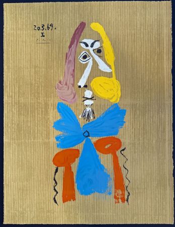 Litografía Picasso - Portrait Imaginaire 20.3.69 I