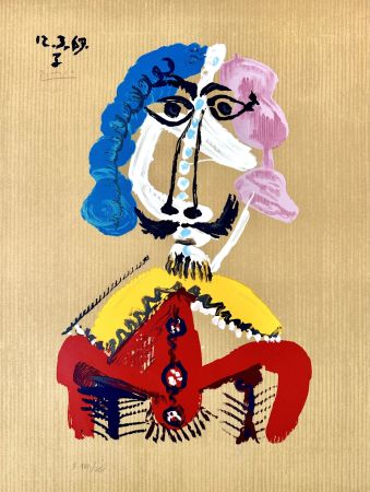 Litografía Picasso - Portrait Imaginaires 12.3.69 I
