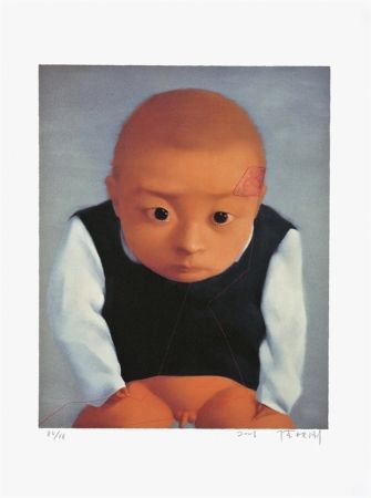 Litografía Xiaogang - Portrait of a boy