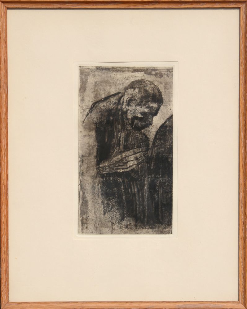 Grabado Kollwitz - Portrait of a Man