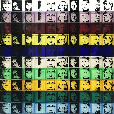 Serigrafía Warhol - Portrait of Artists