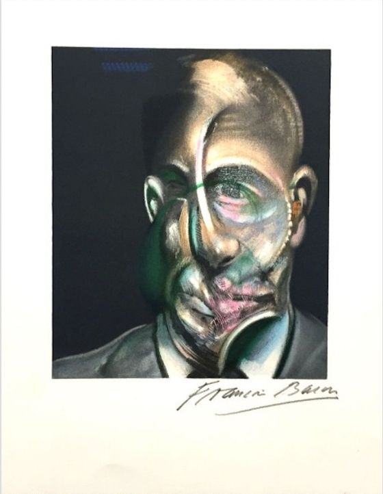 Litografía Bacon - Portrait of Michel Leiris