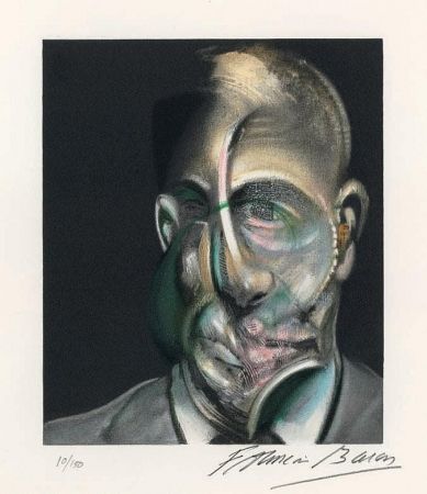 Litografía Bacon - Portrait of Michel Leiris 
