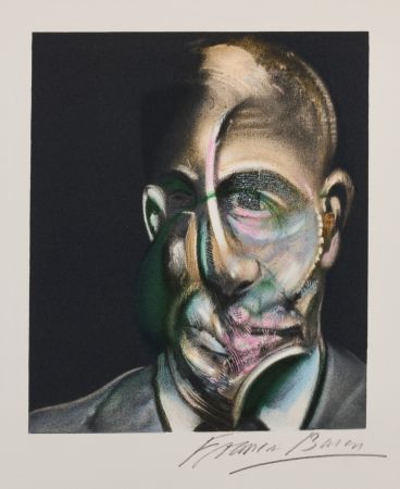 Litografía Bacon - Portrait of Michel Leiris