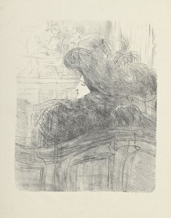 Litografía Toulouse-Lautrec - Portraits d’Acteurs et d’Actrices : Cleo de Merode