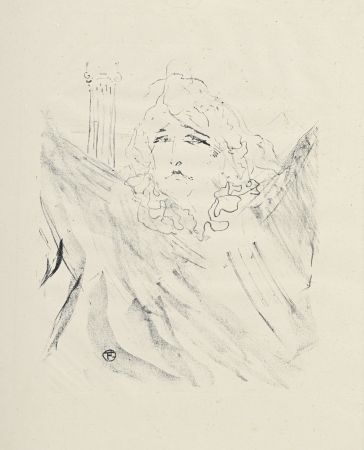 Litografía Toulouse-Lautrec - Portraits d’Acteurs et d’Actrices : Sarah Bernhardt dans Cléopâtre, 1898