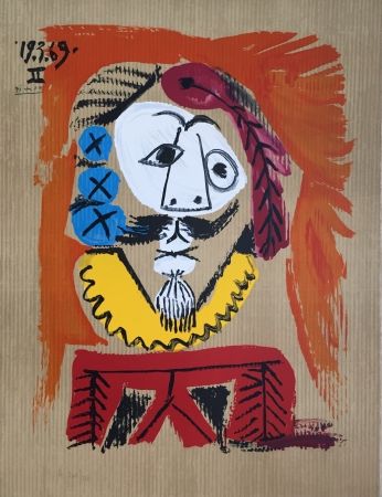 Litografía Picasso - Portraits Imaginaires 19.3.69 II