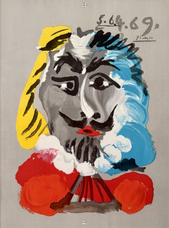Litografía Picasso - Portraits Imaginaires, 5.6.4.69 Proof