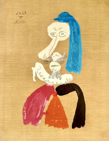 Litografía Picasso - Portraits Imaginaires 6.4.69 II