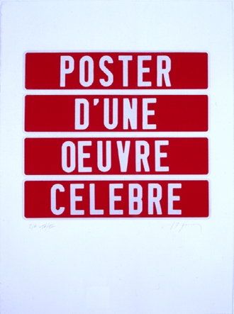 Serigrafía Ducorroy - Poster d'une oeuvre célèbre