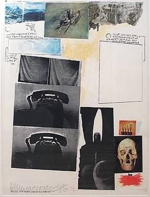 Serigrafía Rauschenberg - Poster for Peace