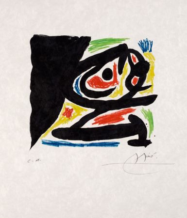 Litografía Miró - Pour Berggruen