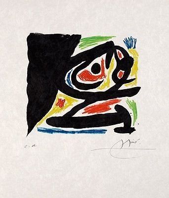 Litografía Miró - Pour Berggruen