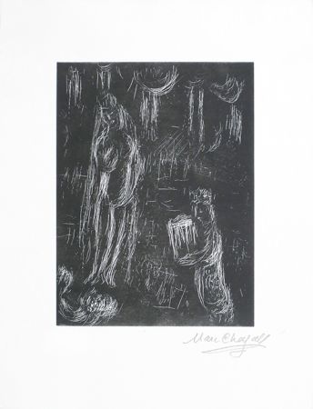 Linograbado Chagall - Pour Vava, planche 4