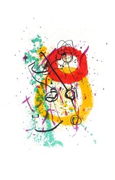Litografía Miró - Pour XX° siècle n°16