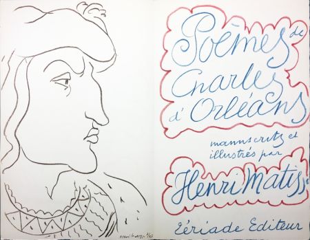 Libro Ilustrado Matisse - POÈMES DE CHARLES D'ORLÉANS, manuscrits et illustrés par Henri Matisse (Tériade 1950)