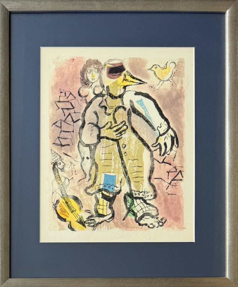 Grabado En Madera Chagall - Poèmes, Planche XX