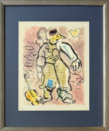 Grabado En Madera Chagall - Poèmes, Planche XX
