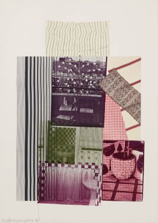 Litografía Rauschenberg - Pre-Morocco