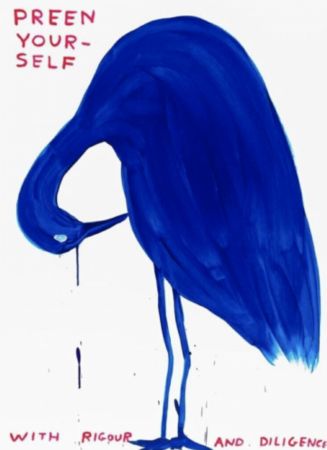 Serigrafía Shrigley - Preen Yourself