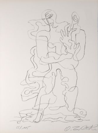 Litografía Zadkine - Prends, 1965 - Hand-signed