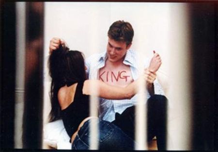 Fotografía Jackson - Prince William with King lipstick (and Kate)