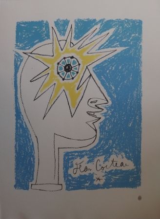 Litografía Cocteau - Profil