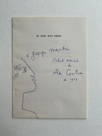 Libro Ilustrado Cocteau - Profile with Laurel Wreath, 1959